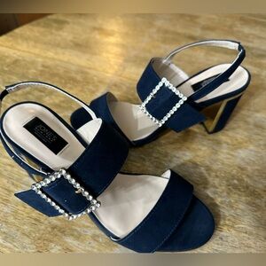 Jones New York women’s blue heels. Size 8.5
